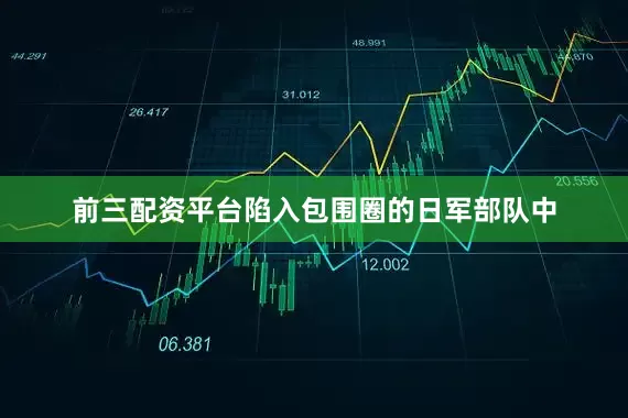 前三配资平台陷入包围圈的日军部队中