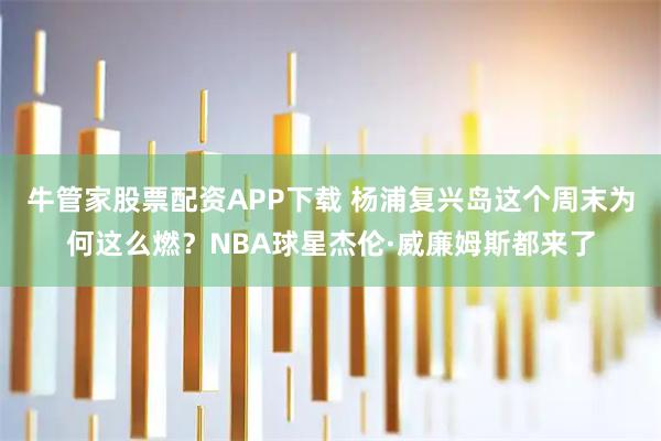 牛管家股票配资APP下载 杨浦复兴岛这个周末为何这么燃？NBA球星杰伦·威廉姆斯都来了